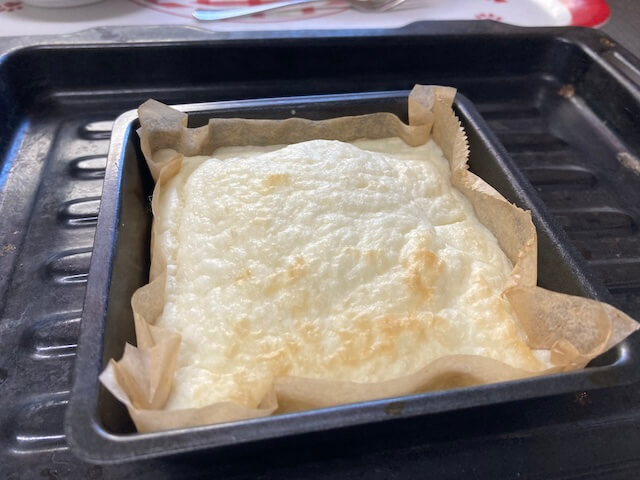 桃ケーキ完成