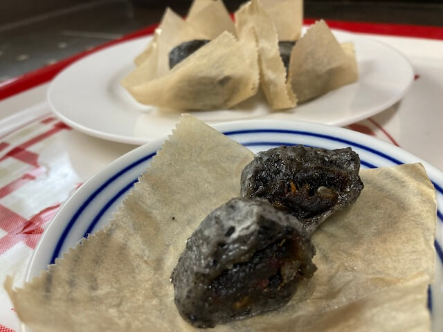 ごま餅が美味しい