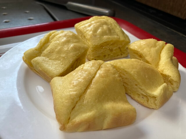 グルテンフリーの卵ケーキが簡単で美味しい