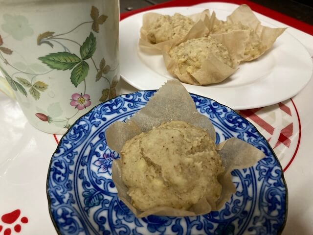 簡単で美味しくヘルシーな胡麻バナナマフィン