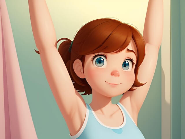 脇汗が出なくなって安心の女性