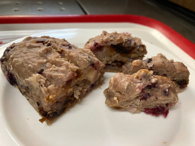 グルテンフリーのフルーツケーキが美味しい