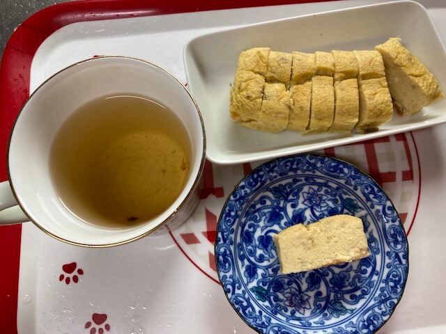 バナナヨーグルトケーキがとても美味しい
