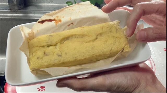 バナナヨーグルトケーキ完成
