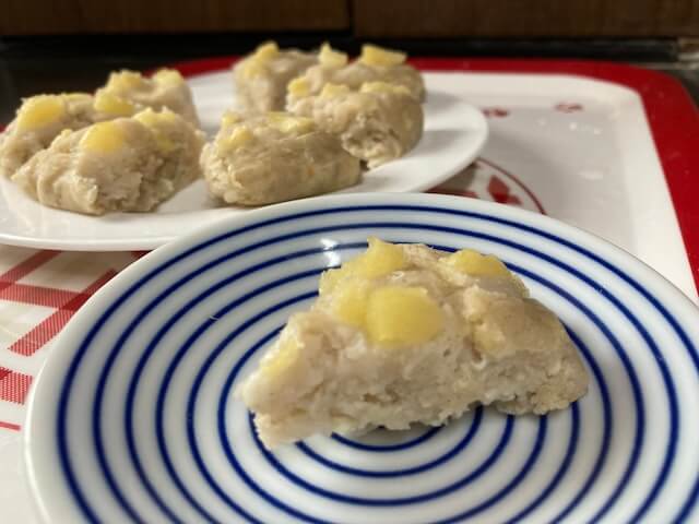 美味しいリンゴそば粉ケーキ