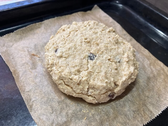 胡麻オートミールスコーン完成