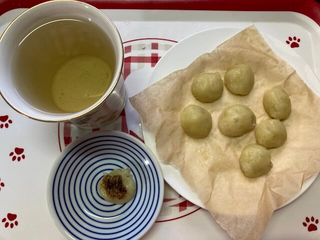 とっても美味しい薩摩芋団子