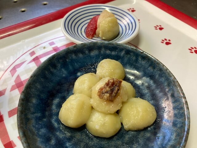 とっても美味しいさつま芋団子