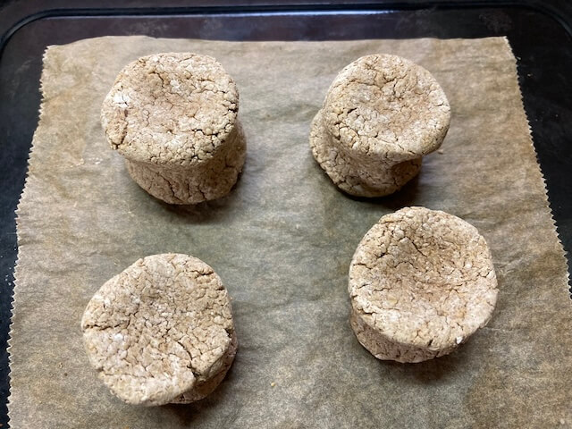 はったい粉スコーン焼き上がり
