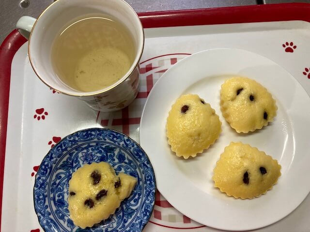 とっても美味しい米粉卵蒸しパン