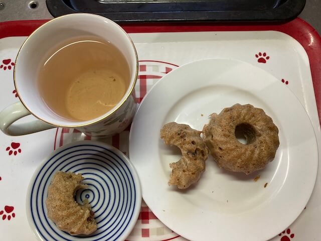 はったい粉ケーキがとっても美味しい