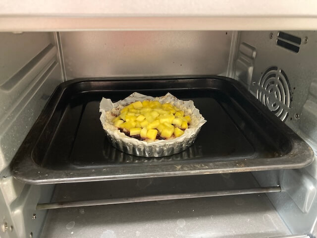 マンゴータルト焼き上がり