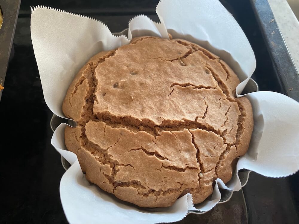 砂糖なしのココアケーキ