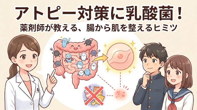 アトピー対策に乳酸菌