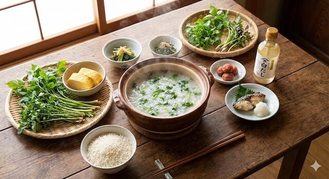 七草粥で健康ライフ