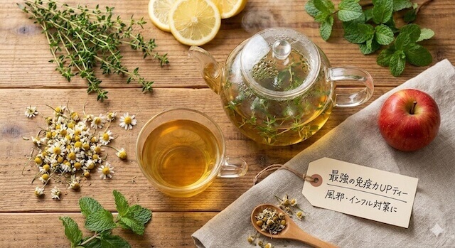 風邪・インフル対策に最強の免疫力UPティー