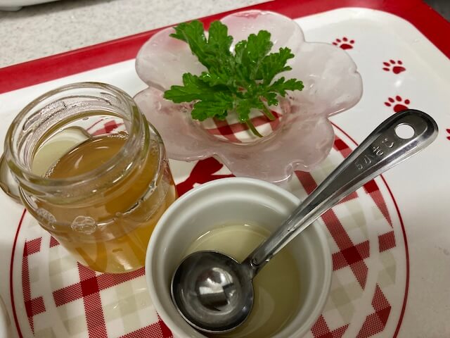 美味しいハーブシロップ、ローズゼラニウムシロップ