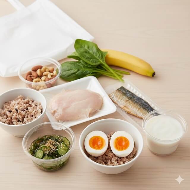 コンビニで選びたい食材