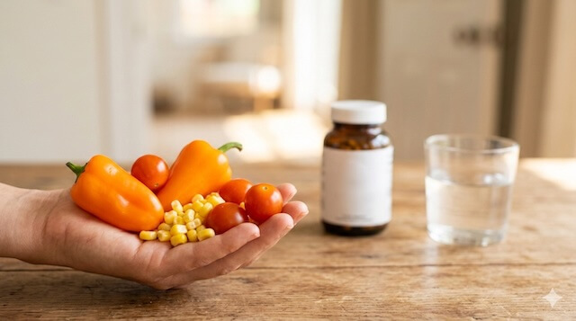 ゼアキサンチンの効果や摂り方など