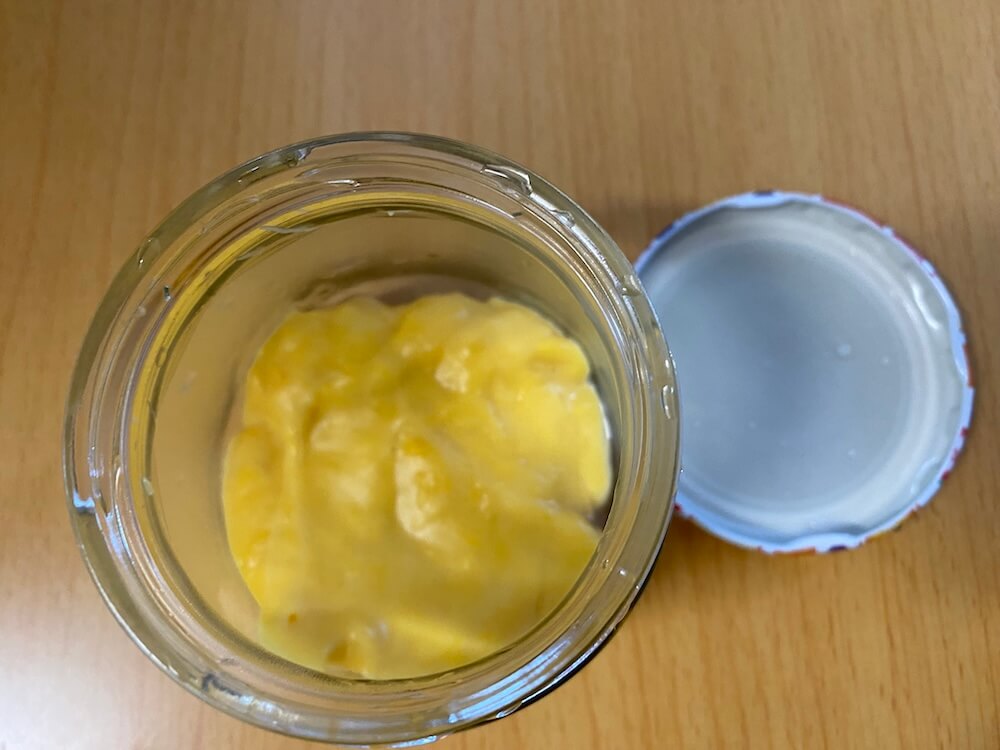 タピオカ粉の豆乳カスタードクリーム