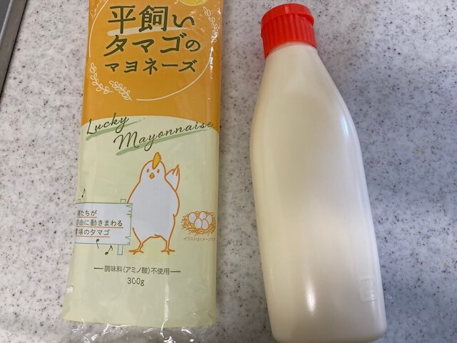 平飼い卵のマヨネーズ