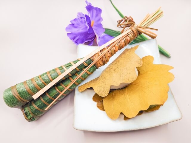柏餅とチマキ