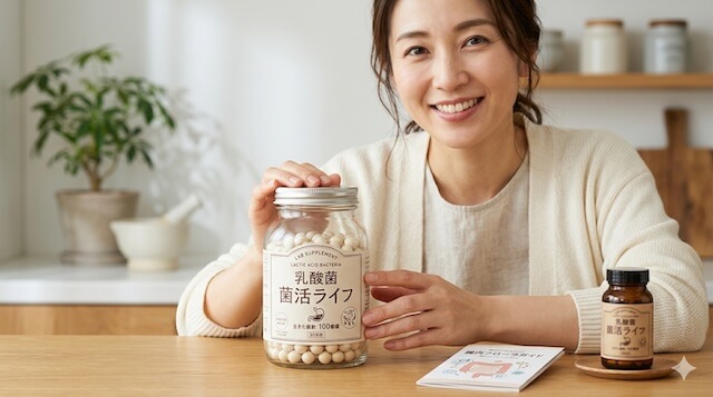 乳酸菌サプリで腸活