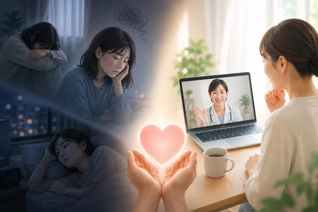 心のSOSにはオンライン診療
