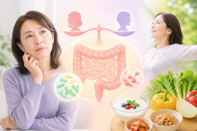 更年期のゆらぎ、もしかして腸が原因？