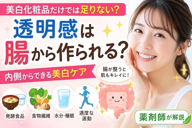 透明感は腸から作られる？